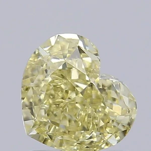 1.05ct HEART Fancy Intense Yellow VS1 Coloured Lab diamond