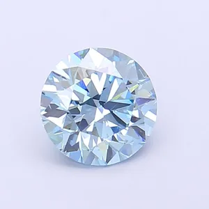 1.2ct ROUND Fancy Intense Blue VVS2 Coloured Lab diamond