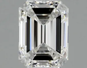 0.39ct EMERALD F VVS2 Natural diamond