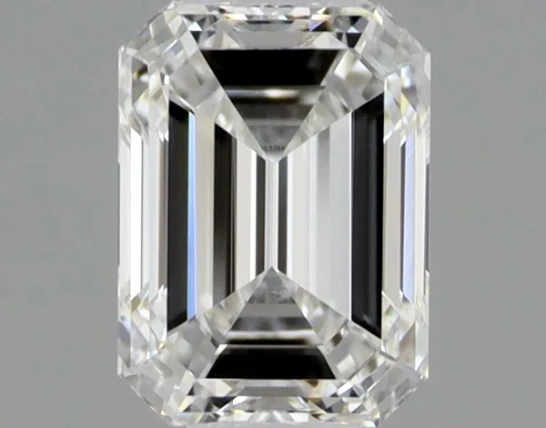 0.39ct EMERALD F VVS2 Natural diamond