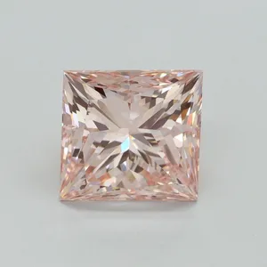 5ct PRINCESS Fancy Intense Pink VS1 Coloured Lab diamond