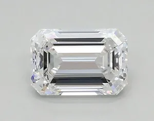 0.46ct EMERALD D VVS1 Lab diamond