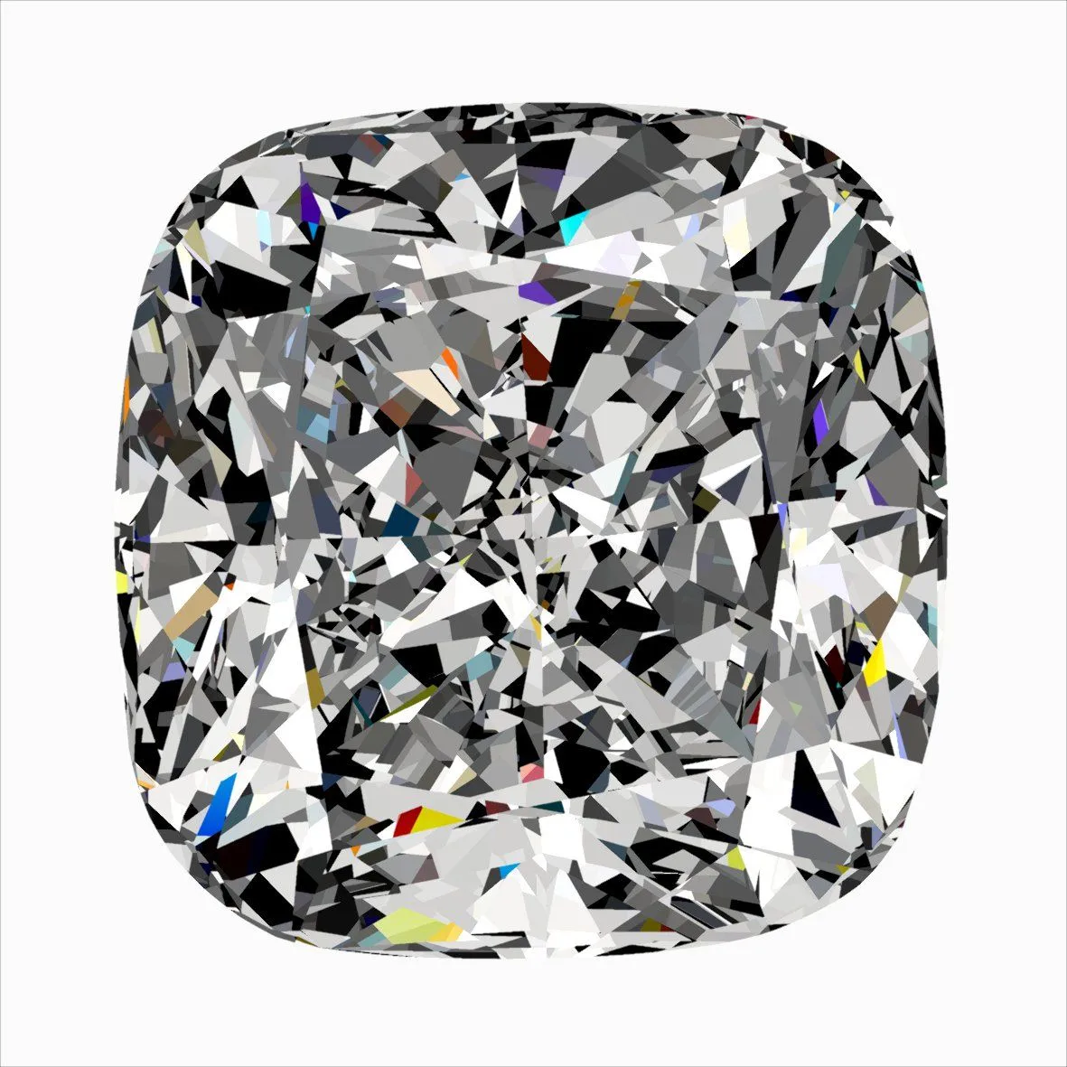 0.31ct CUSHION D VS1 Natural diamond