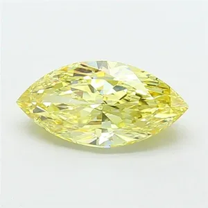 3ct MARQUISE Fancy Intense Yellow VS2 Coloured Lab diamond