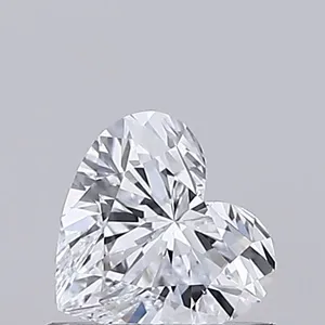 0.53ct HEART D FL Lab diamond