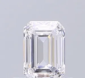 0.53ct EMERALD D VVS1 Lab diamond