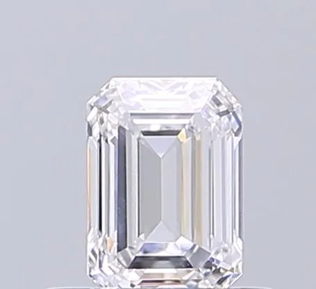 0.53ct EMERALD D VVS1 Lab diamond