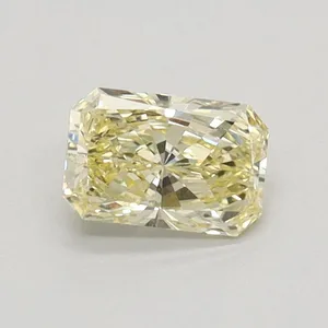 0.41ct RADIANT Fancy Yellow VVS2 Coloured Lab diamond