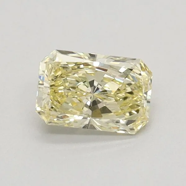 0.41ct RADIANT Fancy Yellow VVS2 Coloured Lab diamond