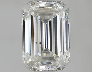 0.73ct EMERALD F SI1 Lab diamond