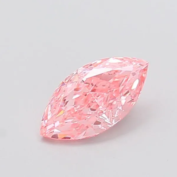 1.06ct MARQUISE Fancy Vivid Pink VS1 Coloured Lab diamond