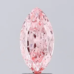 2.04ct MARQUISE Fancy Vivid Pink VVS2 Coloured Lab diamond