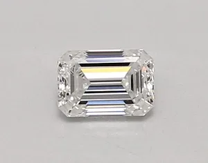 0.46ct EMERALD D VVS1 Lab diamond