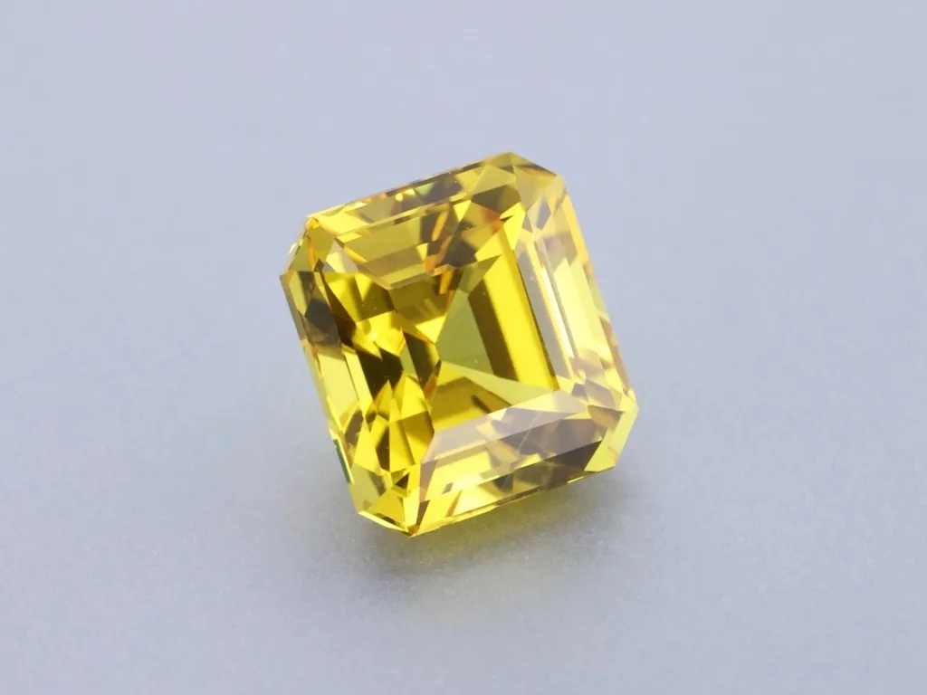 2.35ct Yellow Sapphire, Emerald Cut gemstone
