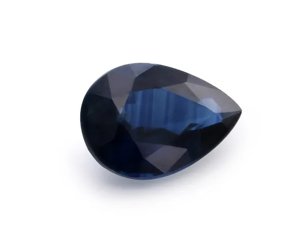 0.9ct Blue Sapphire, Pear Shape cut gemstone