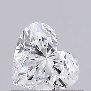 0.56ct HEART D FL Lab diamond