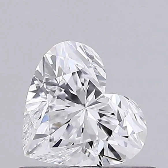 0.56ct HEART D FL Lab diamond