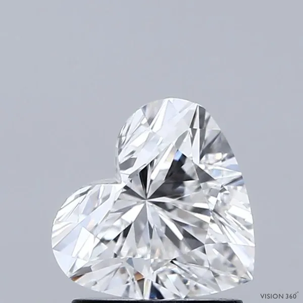 1.24ct HEART F VS1 Lab diamond