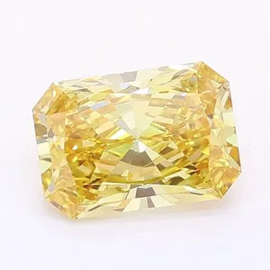 1.09ct RADIANT Fancy Intense Yellow VVS2 Coloured Lab diamond