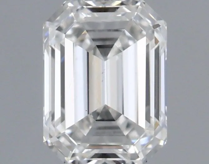 0.56ct EMERALD F VS2 Natural diamond