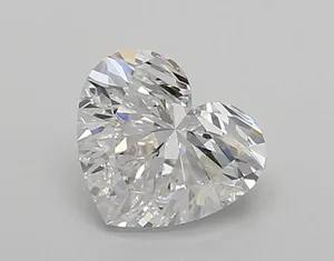 1ct HEART D VVS1 Lab diamond