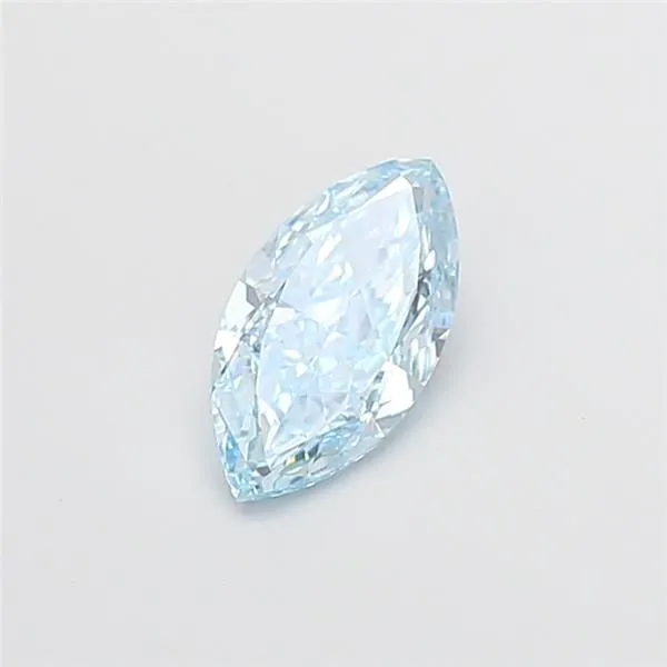 1.04ct MARQUISE Fancy Vivid Blue VS1 Coloured Lab diamond