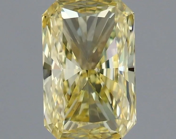 1.06ct RADIANT Fancy Intense Yellow VVS2 Coloured Lab diamond