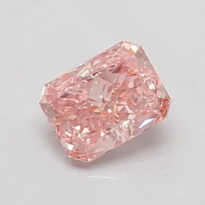 1.1ct RADIANT Fancy Vivid Pink VVS2 Coloured Lab diamond