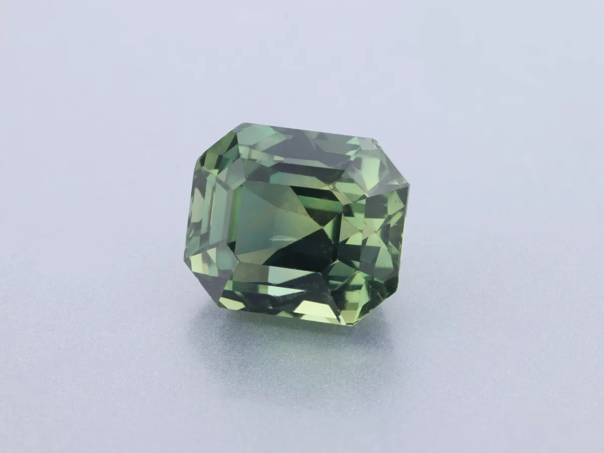 1.53ct Parti Sapphire, Emerald Cut gemstone