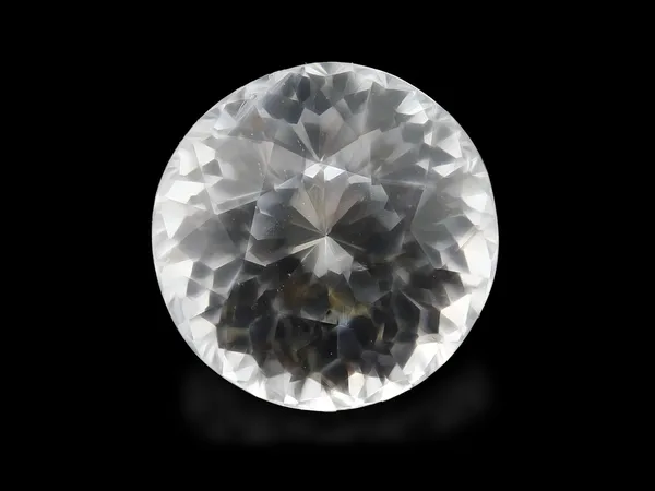 4.23ct White Zircon, Round cut gemstone