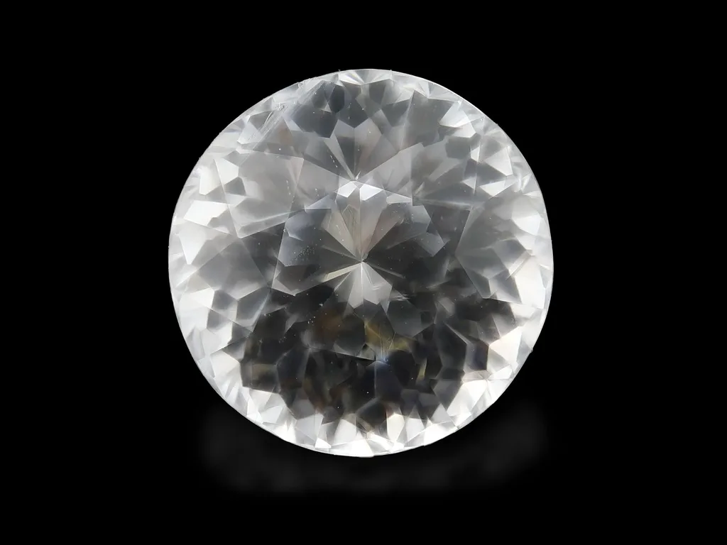 4.23ct White Zircon, Round gemstone