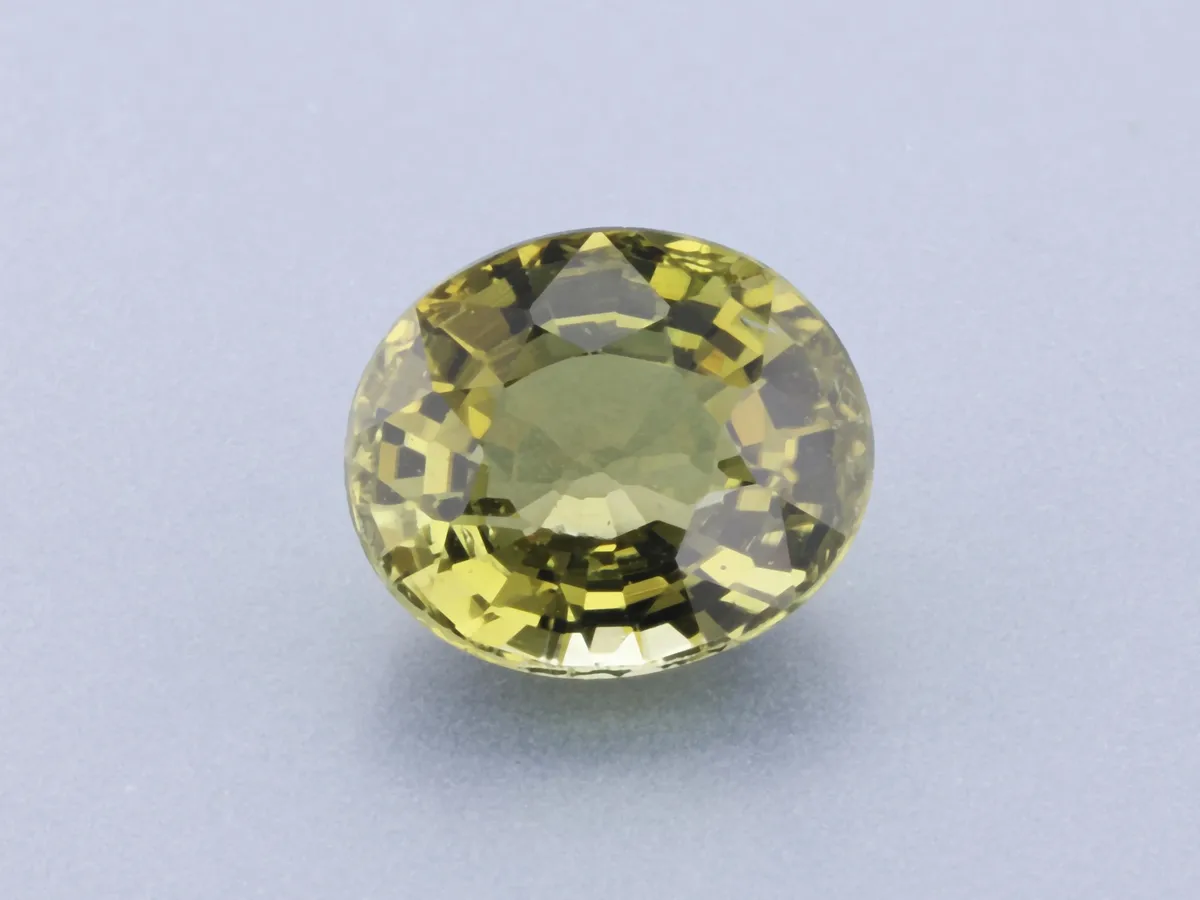 1.55ct Green Tourmaline, Oval gemstone