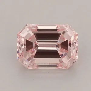 1.06ct EMERALD Fancy Intense Pink VS2 Coloured Lab diamond