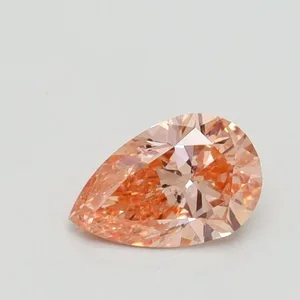 0.5ct PEAR Fancy Intense Pink SI1 Coloured Lab diamond