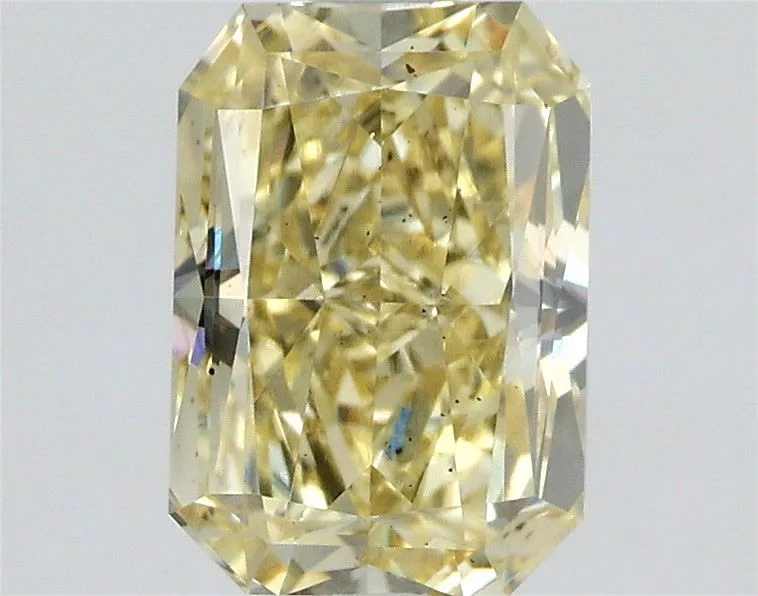 1.04ct RADIANT Fancy Yellow VS2 Coloured Lab diamond
