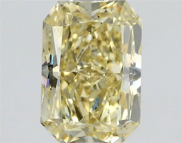 1.04ct RADIANT Fancy Yellow VS2 Coloured Lab diamond