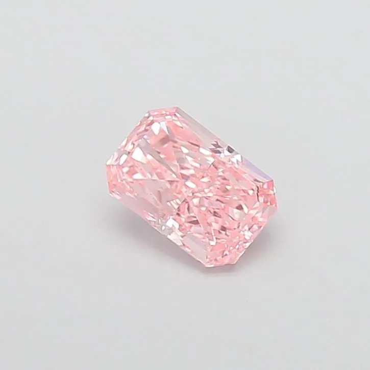 1.06ct RADIANT Fancy Vivid Pink VS1 Coloured Lab diamond