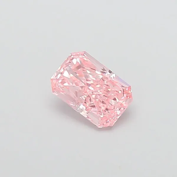 1.06ct RADIANT Fancy Vivid Pink VS1 Coloured Lab diamond