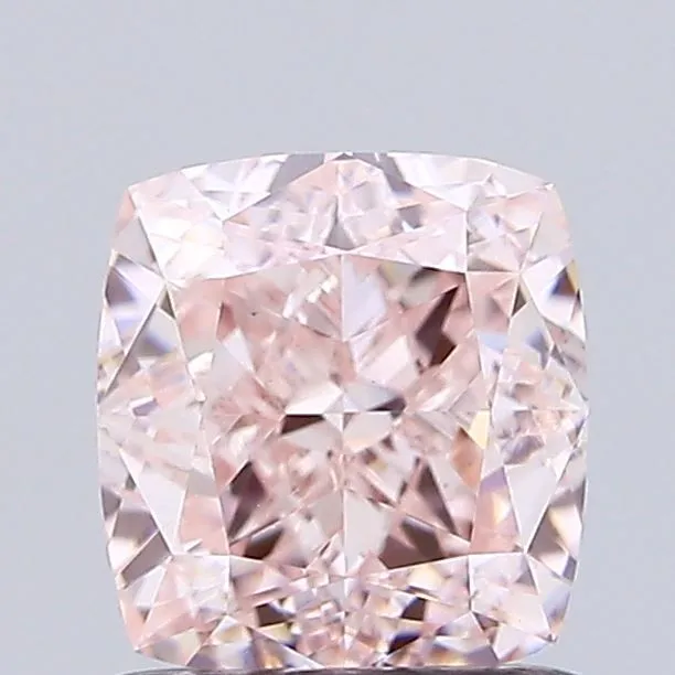 1.30ct CUSHION Fancy Intense Pink VS1 Coloured Lab diamond