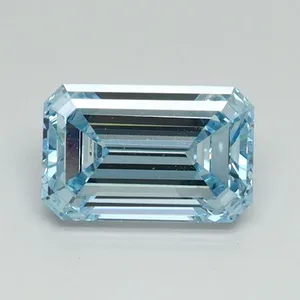1.06ct EMERALD Fancy Intense Blue VS1 Coloured Lab diamond