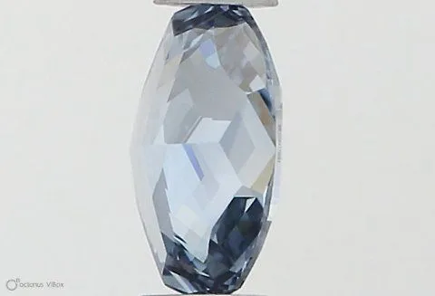 0.31ct OVAL Fancy Vivid Blue VVS2 Coloured Lab diamond
