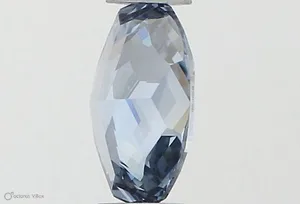 0.31ct OVAL Fancy Vivid Blue VVS2 Coloured Lab diamond
