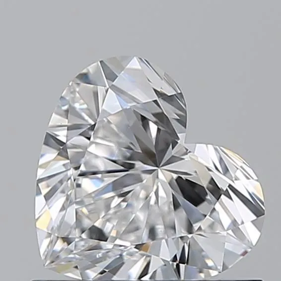 0.73ct HEART D VS2 Natural diamond
