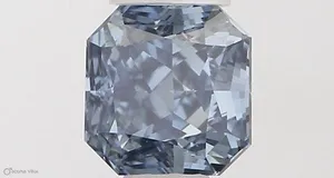 0.45ct RADIANT Fancy Vivid Blue VS1 Coloured Lab diamond