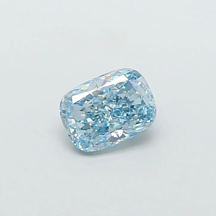 1.00ct CUSHION Fancy Intense Blue SI1 Coloured Lab diamond
