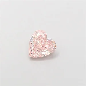 1.02ct HEART Fancy Brownish Pink VS1 Coloured Lab diamond
