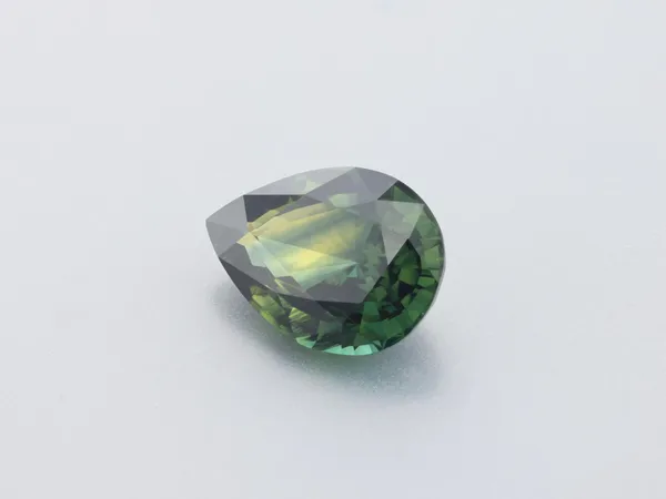 1.28ct Parti Sapphire, Pear Shape cut gemstone
