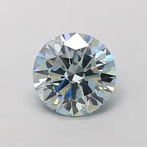 1.2ct ROUND Fancy Intense Blue VVS2 Coloured Lab diamond