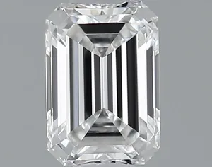 0.3ct EMERALD E VVS1 Natural diamond
