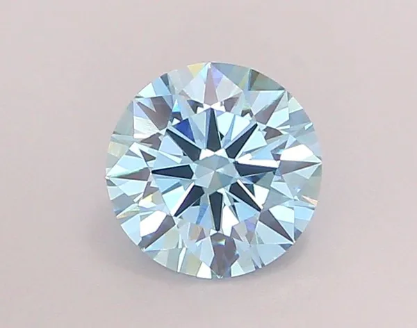 1.16ct ROUND Fancy Vivid Blue VS1 Coloured Lab diamond